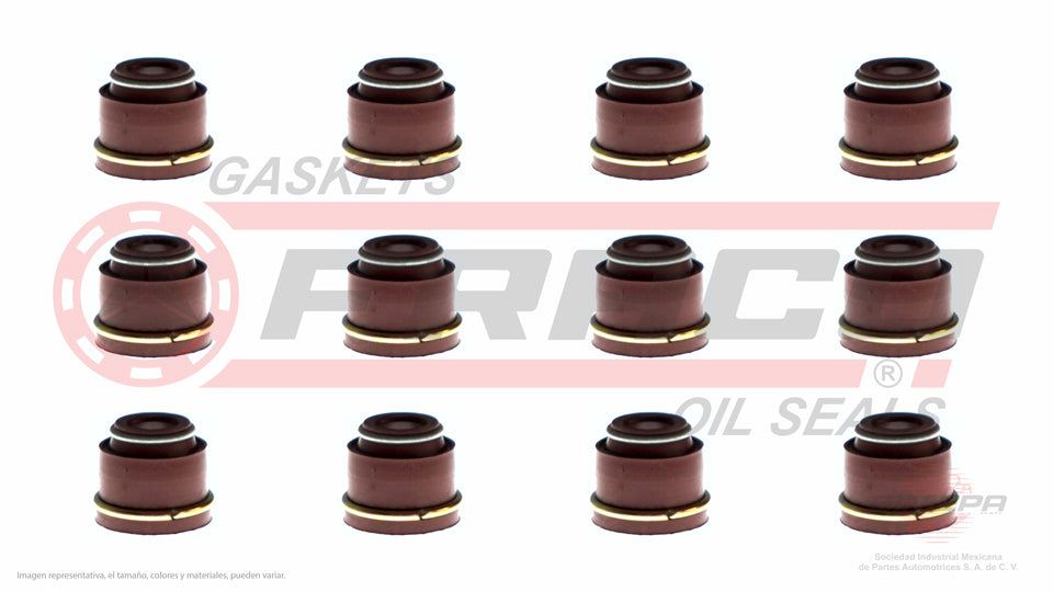 SS-8129-V-12 - SELLOS DE VALVULA POR JUEGOS PARA BUICK CENTURY V6 2.8 L 12 V. OHV 1987-1989