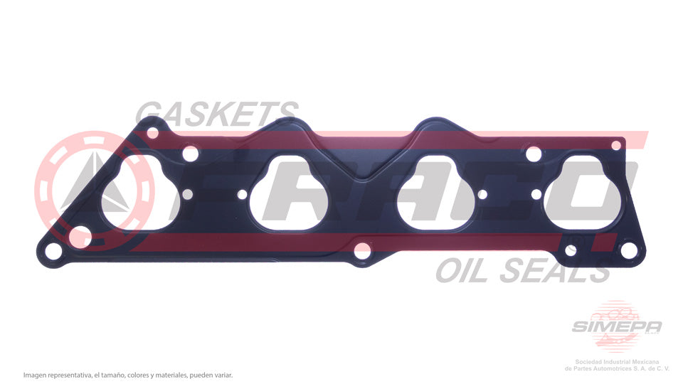 MIX-3540086 - EMPAQUE MULTIPLE DE ADMISION PARA HONDA CIVIC L4 1.7 L SOHC 16 V. SOHC D17/A1A2A6A7 2001-2005