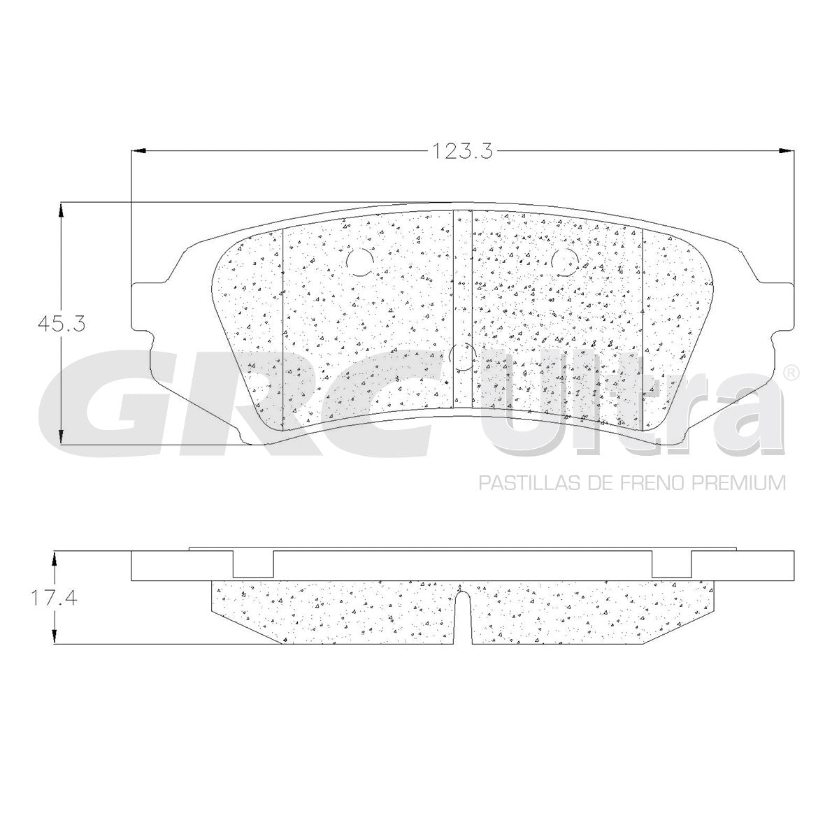 GCD773 - BALATAS CERAMICAS TRASERAS PARA LEXUS LX470 1998-2007