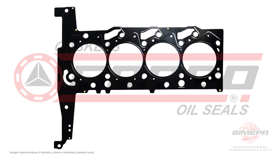 HGX-2640065-2MLO - EMPAQUE DE CABEZA PARA FORD TRANSIT 2.4 L DIESEL L4 16 V. TDI DIESEL 2007-2010
