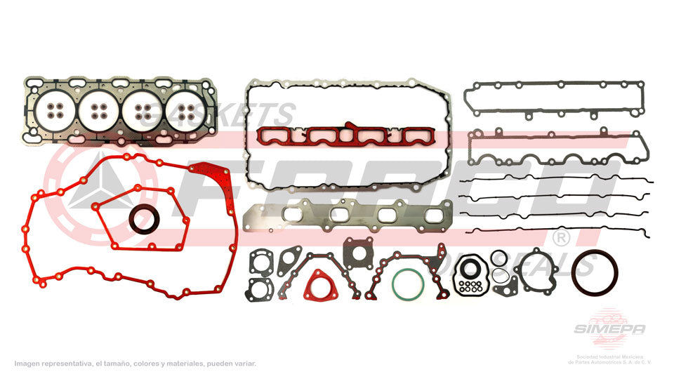 FSX-3040105 - JUEGO DE EMPAQUES PARA CHEVROLET CAVALIER L4 2.4 L 16 V DOHC LD9 1999-2002