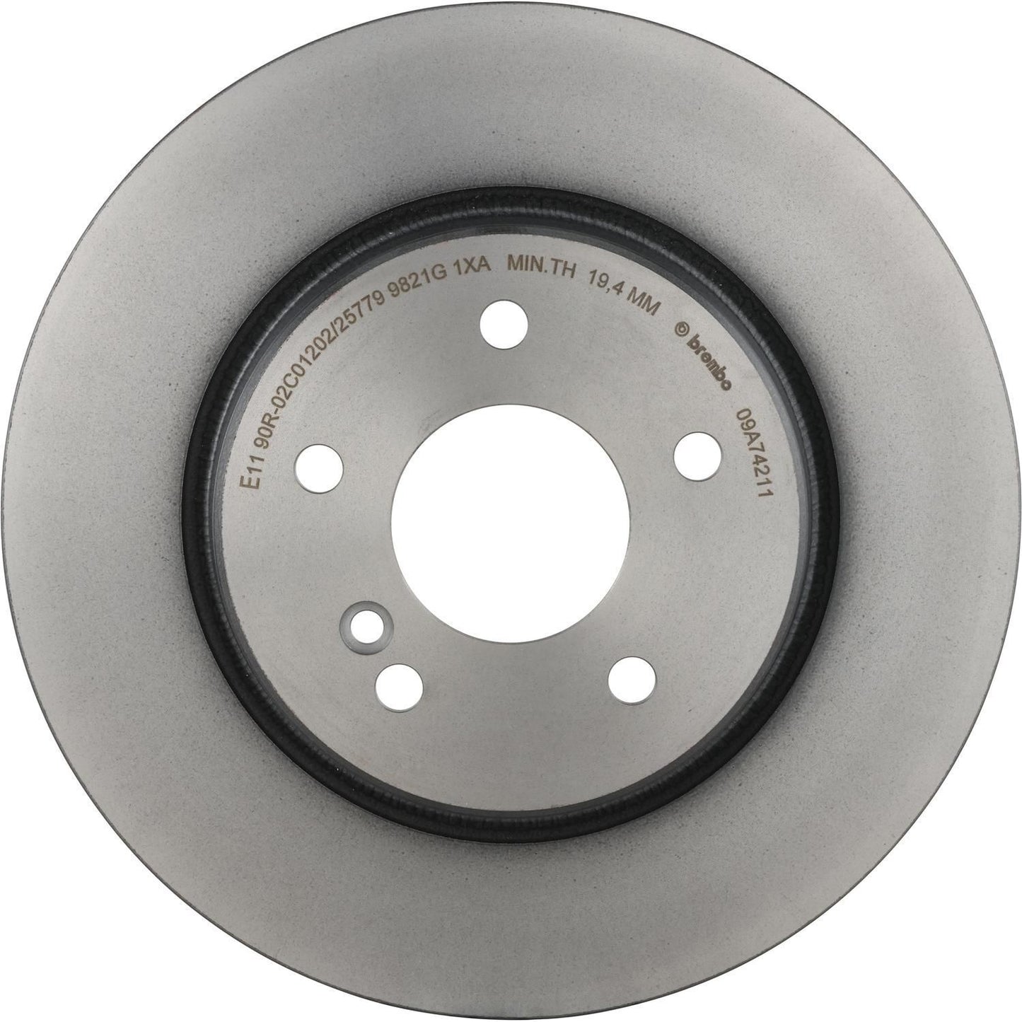 BRE-09.A742.11 - PAR DE DISCOS DE FRENO TRASEROS PARA MERCEDES-BENZ C32 AMG BASE 2002-2004