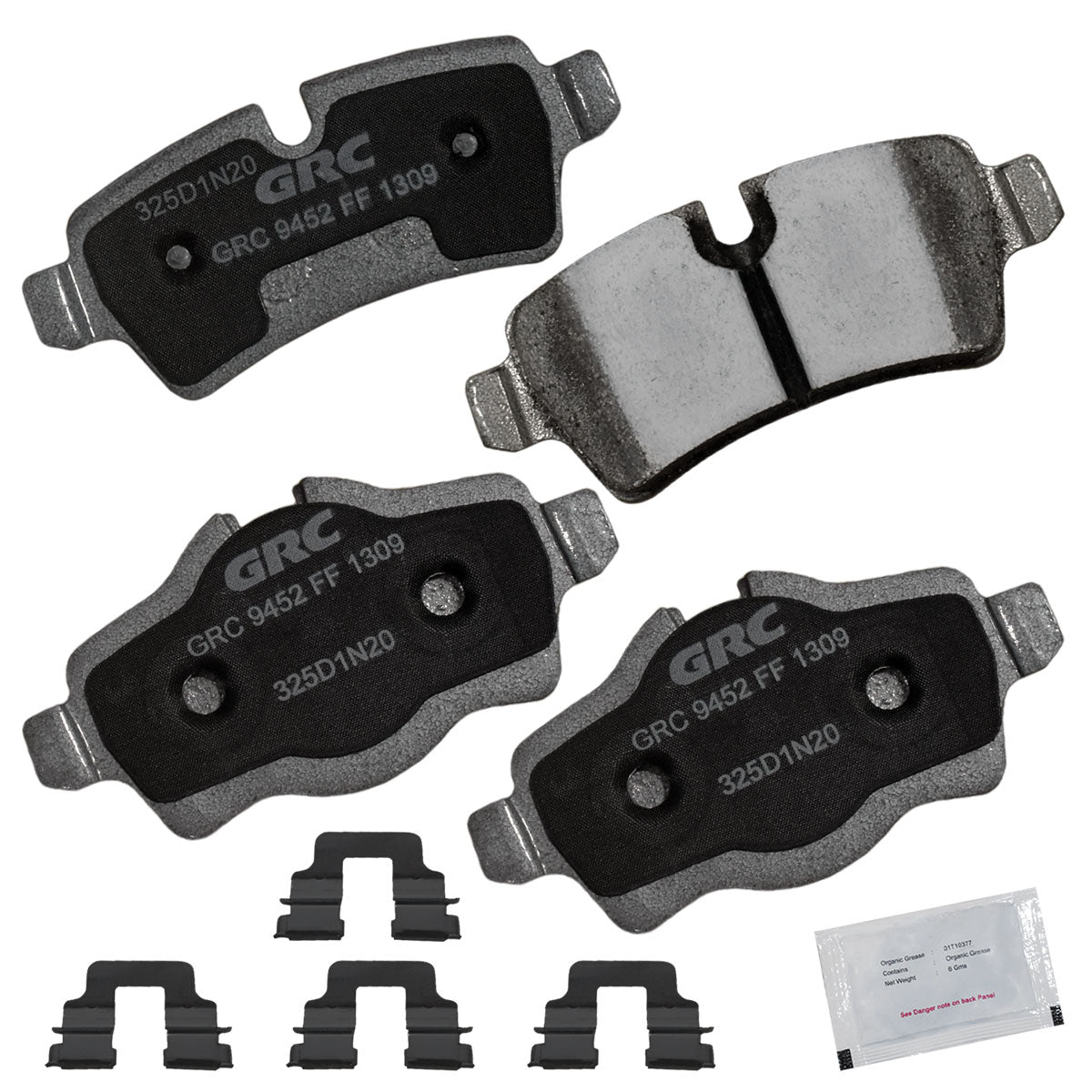 GPRD1309 - BALATAS SEMIMETALICAS TRASERAS PARA MINI COOPER BASE 1.6L 2015-2015
