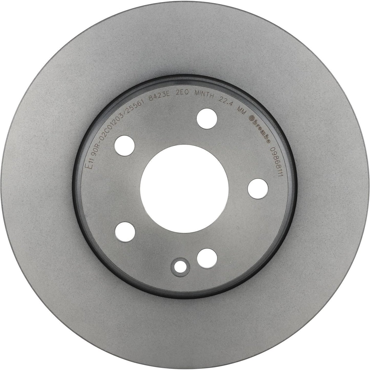 BRE-09.8681.11 - PAR DE DISCOS DE FRENO DELANTEROS PARA MERCEDES-BENZ B200 BASE 2006-2011