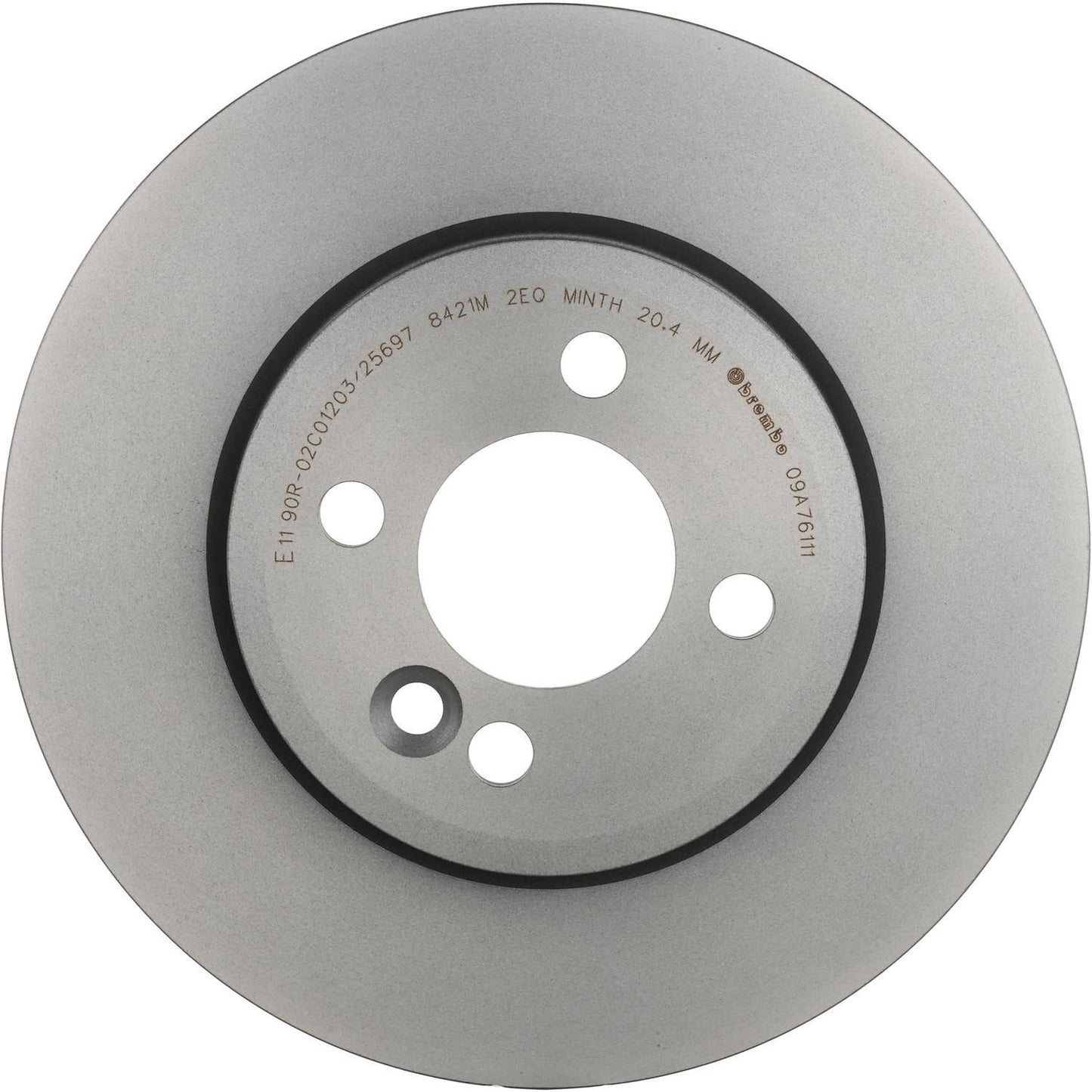 BRE-09.A761.11 - PAR DE DISCOS DE FRENO DELANTEROS PARA MINI COOPER ALL BLACK 2012-2012