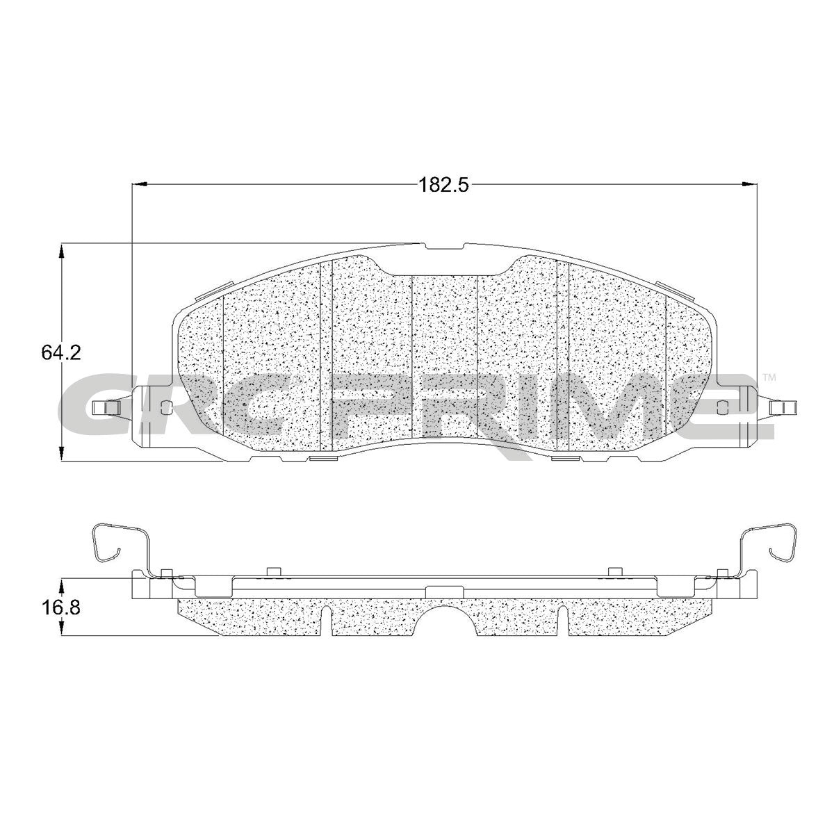 GPRD2230SD - BALATAS LOW METAL DELANTERAS PARA FORD EXPLORER BASE 2024-2024