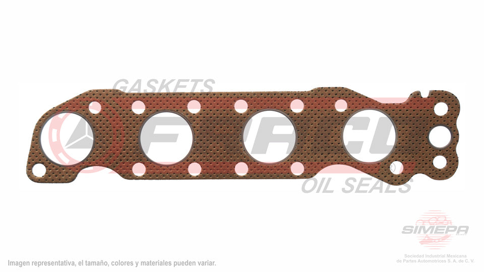 MEX-7640035-1 - EMPAQUE MULTIPLE DE ESCAPE PARA SUZUKI IGNIS L4 1.3 L 16 V. DOHC M13A 2004-2007