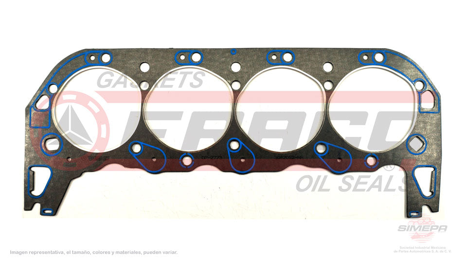 HGX-3082052-NR - EMPAQUE DE CABEZA PARA CHEVROLET C1500 V8 7.4 L 16 V. OHV 1991-1993