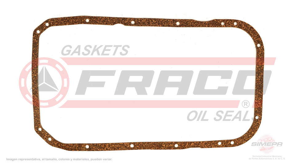 OSX-5562001 - EMPAQUE DE CARTER PARA CHRYSLER DAYTONA V6 3.0 L 12 V. SOHC 6G72 1990-1993