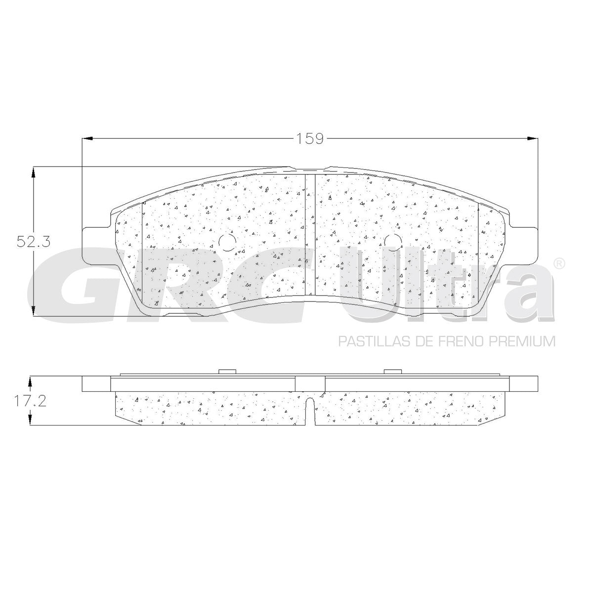 GMD757 - BALATAS SEMIMETALICAS TRASERAS PARA FORD EXCURSION 2000-2005