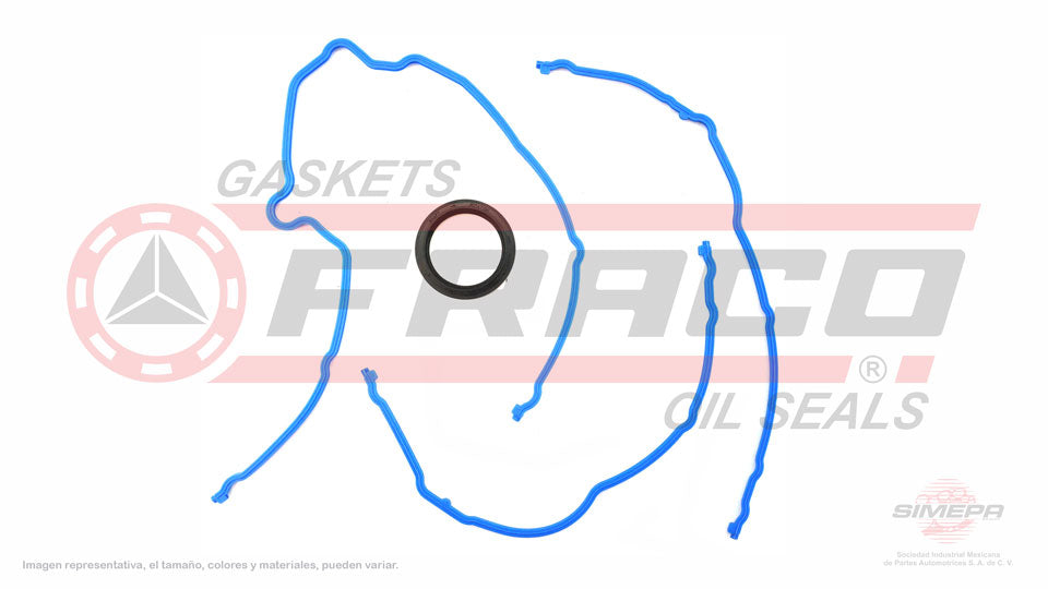 TCX-2682070 - EMPAQUE DE TAPA DE DISTRIBUCION PARA FORD E-150 V8 5.4 L SOHC 16 V. SOHC 1999-2008