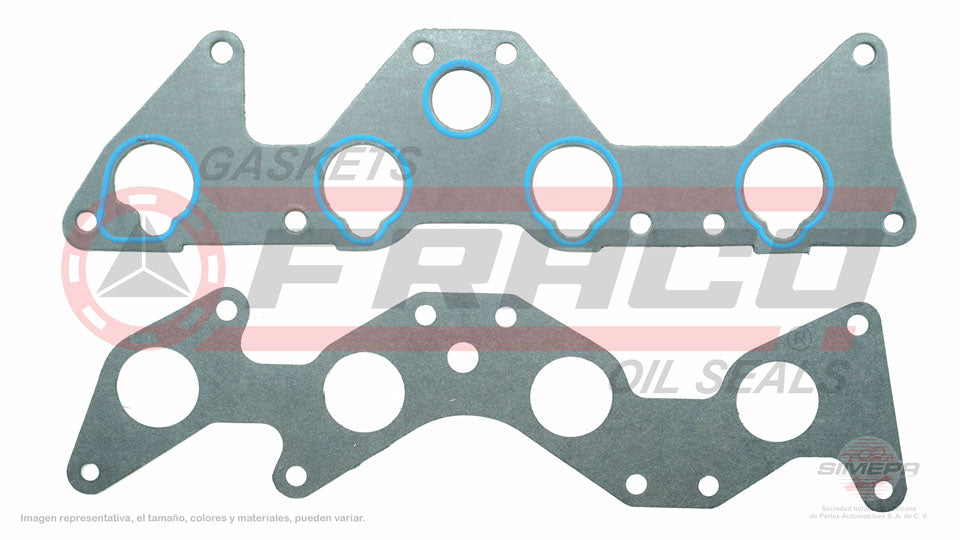 MIX-1640080 - EMPAQUE MULTIPLE DE ADMISION PARA OLDSMOBILE FIRENZA L4 1.8 L 8 V SOHC 1982-1986