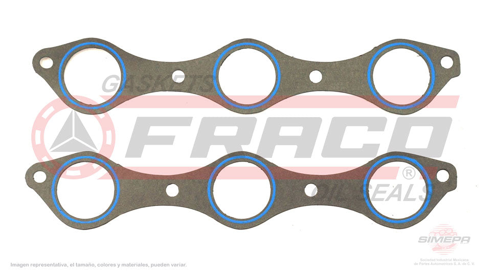 MUX-5562001 - EMPAQUE DE MULTIPLE PARA CHRYSLER DAYTONA V6 3.0 L 12 V. SOHC 6G72 1990-1993