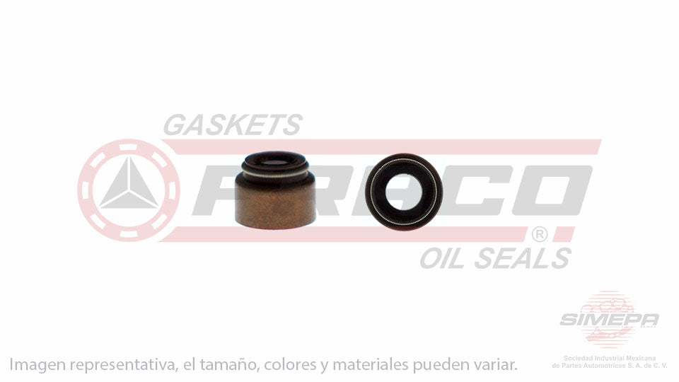 S-5824-V - (50 PIEZAS) SELLO DE VALVULA (RETEN) PARA ACURA INTEGRA L4 1.8 L DOHC GS LS 16 V. DOHC B18A1 B18B1 1990-2001