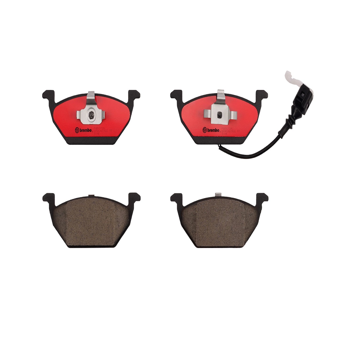 BRE-P85072N - BALATAS DELANTERAS PARA AUDI A3 AMBIENTE 1.4 4 2008-2011