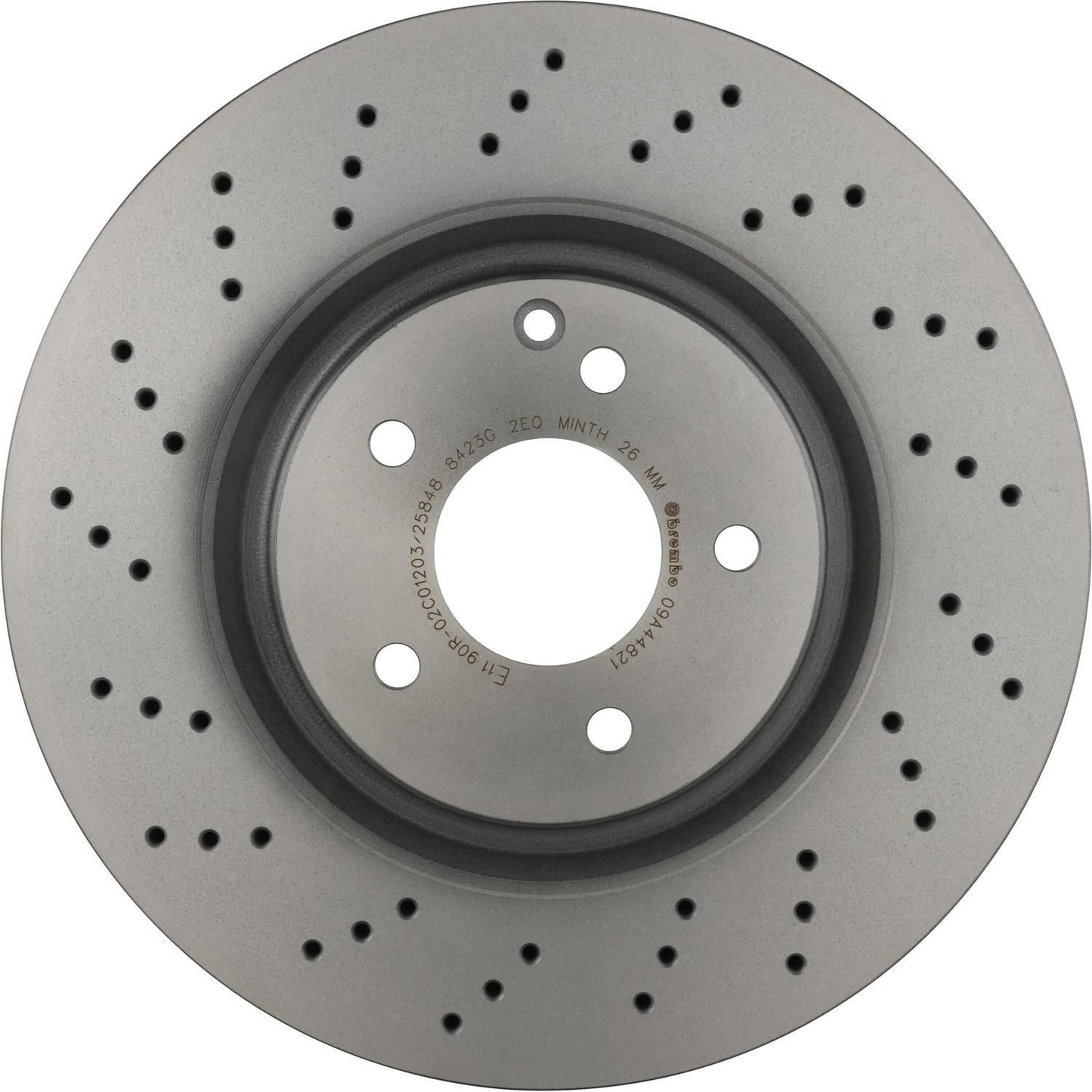 BRE-09.A448.21 - PAR DE DISCOS DE FRENO DELANTEROS PARA MERCEDES-BENZ SLK350 BASE 2005-2009