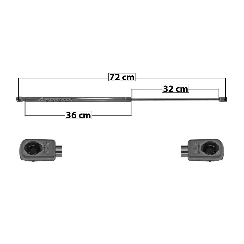 MANJ-60041 - AMORTIGUADOR COFRE PARA AUDI A6 1999-2001 DERECHA/IZQUIERDA