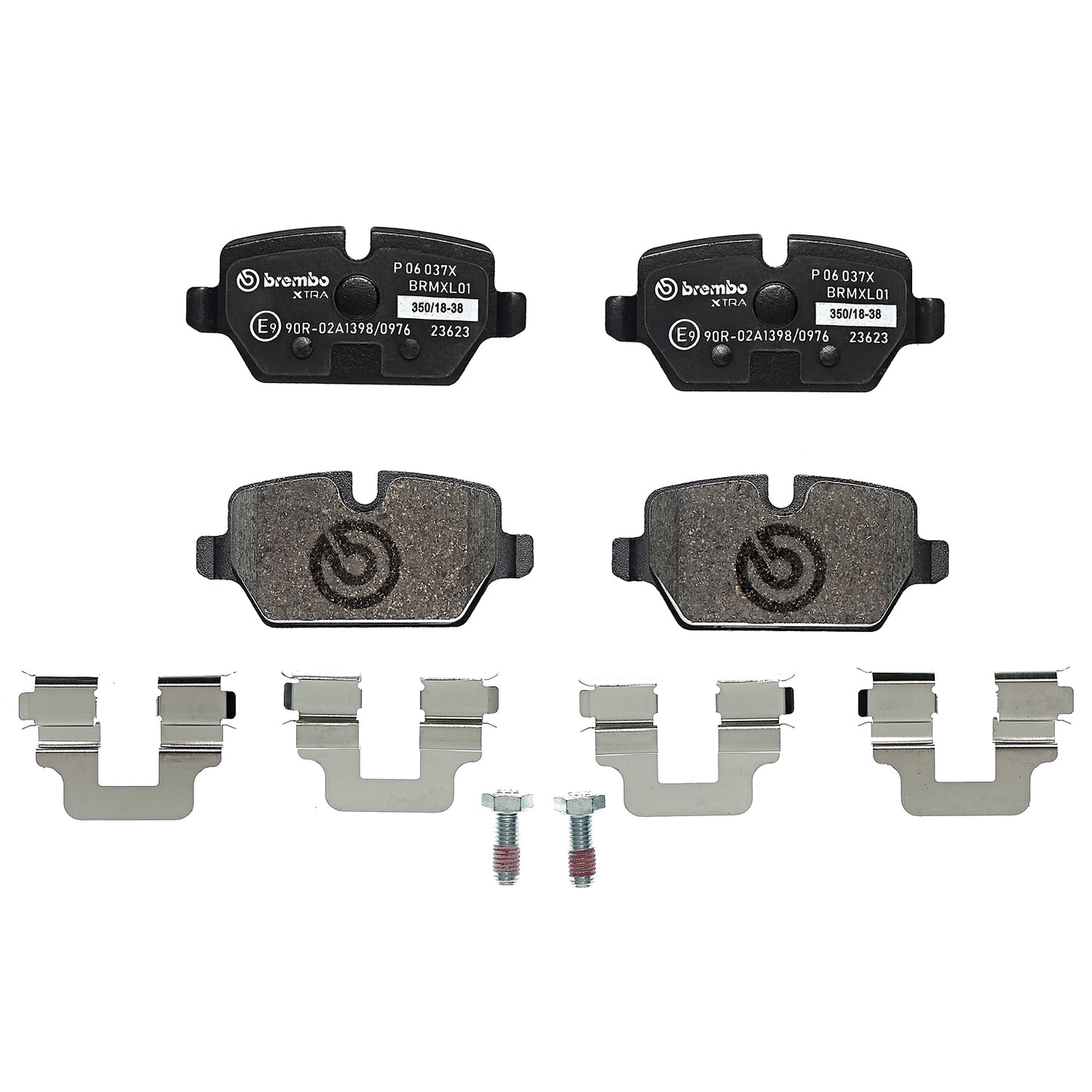 BRE-P06037X - BALATAS TRASERAS PARA BMW 120I BASE 2007-2012