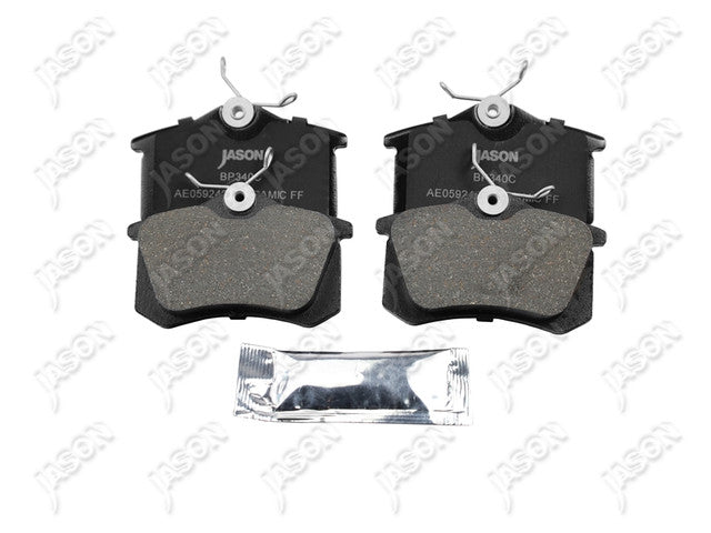JAS-BP340C BALATAS PARA PEUGEOT 307 2004-2010 TRASERAS