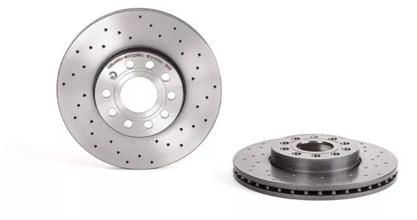 Pair of Brembo A3 Discs 19-04 Altea 12-10 Xl 15-08 Leon 19-06