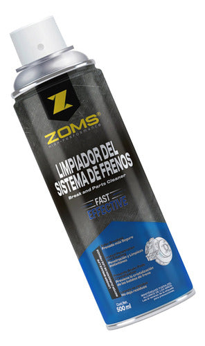 ZOMS-A-ZSF500 - (CAJA DE 12 PIEZAS) (500 ML) LIMPIADOR DEL SISTEMA DE FRENOS