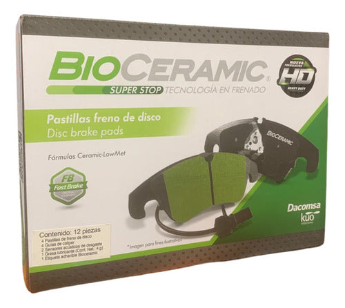 BIO-9006-D1776 - BALATAS DELANTERA VW VENTO 2013-2020 POLO 2015-2020