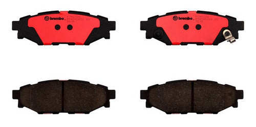 BRE-P78020N - BALATAS <BR> SUBARU FORESTER 2018-2009 <BR> IMPREZA 2012-2008 <BR> LEGACY 2007 <BR> LEGACY 2009 <BR> OUTBACK 2006 <BR> OUTBACK 2014 <BR> WRX 2015 <BR> BALATA TRASERO