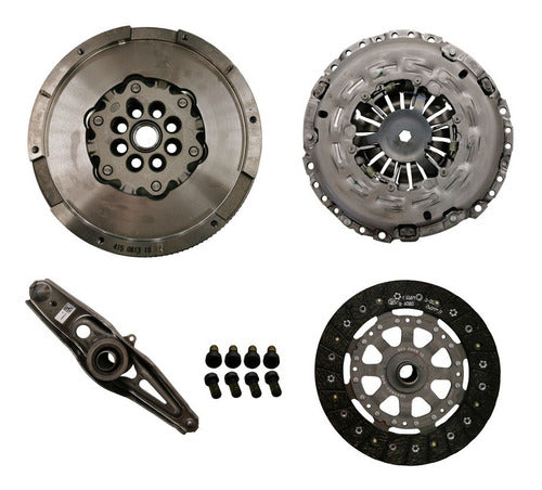 LK-600031200 - KIT DE CLUTCH <BR> KIT CON VOLANTE BIMASA <BR> DIAMETRO DISCO 9 1/16 IN 230 MM ESTRIADO 28 <BR> MINI COOPER S L4 2.0L 192 HP 6 VEL. 14-2022