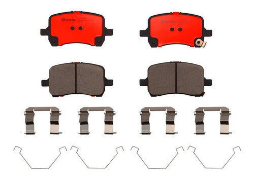BRE-P10030N - BALATAS <BR> CHEVROLET COBALT 2007-2005 <BR> MALIBU 2006-2004 <BR> PONTIAC G5 2007 <BR> G6 2005 <BR> SOLSTICE 2007-2006 <BR> SATURN ION 2007-2004 <BR> SKY 2007 <BR> BALATA DELANTERO