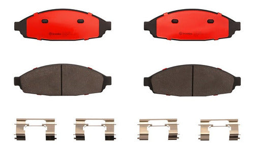 BRE-P24128N - BALATAS - FORD CROWN VICTORIA 2008-2003 - LINCOLN TOWN CAR 2007-2003 - MERCURY GRAND MARQUIS 2008-2003 - MARAUDER 2004-2003 - BALATA DELANTERO