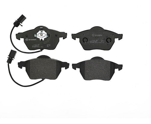 BRE-P85085 - BALATAS - AUDI A4 2009-2001 - A4 QUATTRO 2006-2002 - A6 2004-2000 - A6 QUATTRO 2004-2000 - A8 QUATTRO 2000-1999 - VOLKSWAGEN PASSAT 2005-1998 - BALATA DELANTERO