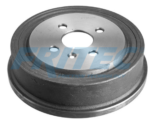 FT-09019 - TAMBOR DE FRENOS <BR> DISCO SOLIDO TRASERO 4 BARRENOS <BR> MERIVA 03-08 <BR> TORNADO 04-16