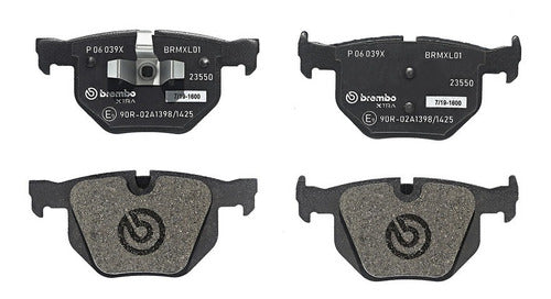 BRE-P06039X - BALATAS - BMW 330I 2006 - 330XI 2006 - 335D 2011-2009 - 335I 2013-2007 - 335IS 2013-2011 - 335I XDRIVE 2013-2009 - 335XI 2008-2007 - X1 2015-2013 - BALATA TRASERO