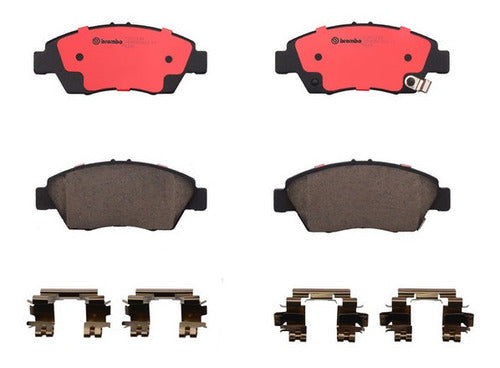 BRE-P28023N - BALATAS HONDA CIVIC 1995-1993 CIVIC 2015-2003 FIT 2008-2007 BALATA DELANTERO
