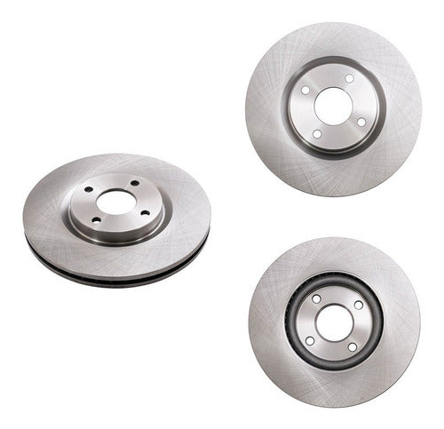 FR-08174 - DISCO Y ROTOR DE FRENOS DISCO VENTILADO DELANTERO 4 BARRENOS FORD ECOSPORT 1.5 2.0 LTS 18-21