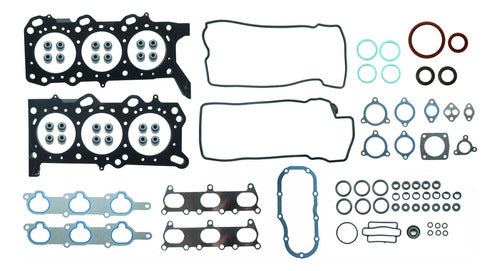 FSX-7662030 - JUEGO DE EMPAQUES <BR> SUZUKI GRAND VITARA V6 2.7 L. 24 V. DOHC H27A 2001-2008 <BR> SUZUKI XL-7 V6 2.7 L. 24 V. DOHC H27A 2002-2006