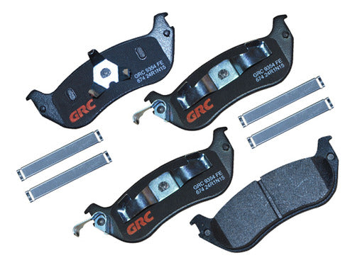 GMD674 - BALATAS <BR> SEMIMETALICA GRC ULTRA TRASERA <BR> FORD GRAND MARQUIS 96-02 <BR> LINCOLN TOWN CAR 96-02 CLIP CHICO