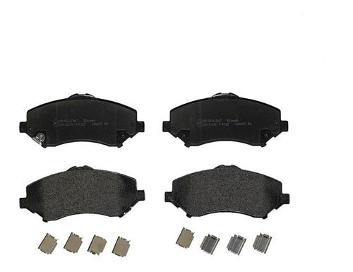 BRE-P11022 - BALATAS <BR> CHRYSLER TOWN & COUNTRY 2008 <BR> JEEP LIBERTY 2013-2008 <BR> VOLKSWAGEN ROUTAN 2014-2009 <BR> BALATA DELANTERO