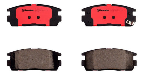 BRE-P10004N - BALATAS - CHEVROLET CAPTIVA SPORT 2015-2008 - EQUINOX 2008-2007 - EQUINOX 2017-2016 - GMC TERRAIN 2017-2010 - PONTIAC TORRENT 2009-2007 - SATURN VUE 2008 - BALATA TRASERO