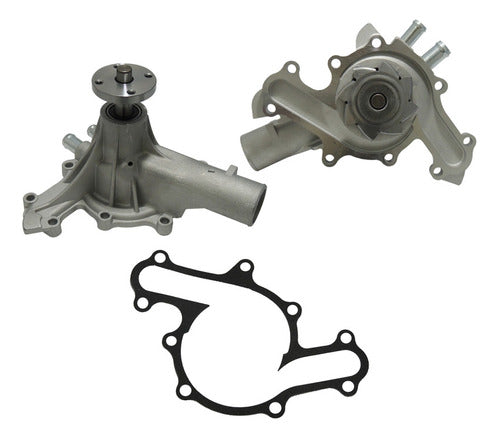 B-889 - BOMBA DE AGUA - FORD THUNDERBIRD 3.8L 6 CIL V 1988-1993 - FORD COUGAR 3.8L 6 CIL V 1988-1993 - MAZA CON 4 BARRENOS / ALTURA DE (2 1/2 PULGADAS)