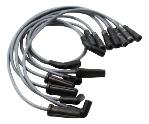 C-PG43L - CABLE DE BUJIA - SILICON KEVLAR DIAMETRO 8 MM (CAJA TAPA AMARILLA) - PICK UP C1500 V6 4.3L VORTEC 96-01 - S-10 4.3L VORTEC 95-03 SILICON