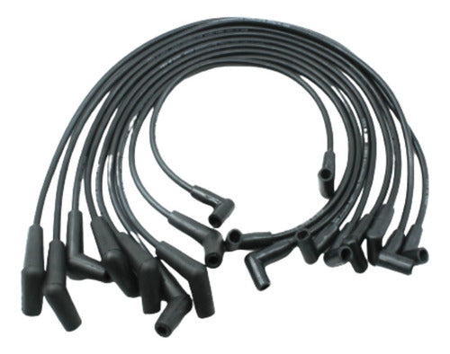 C-EF302FI - CABLE DE BUJIA <BR> EPDM KEVLAR DIAMETRO 8 MM (CAJA TAPA NEGRA) <BR> AUTOS V8 5.0L 84-93 F.I. PICK UPS V8 5.0L F.I. 85-96 EPDM