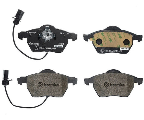 BRE-P85085X - BALATAS - AUDI A4 2009-2001 - A4 QUATTRO 2006-2002 - A6 2004-2000 - A6 QUATTRO 2004-2000 - A8 QUATTRO 2000-1999 - VOLKSWAGEN PASSAT 2005-1998 - BALATA DELANTERO