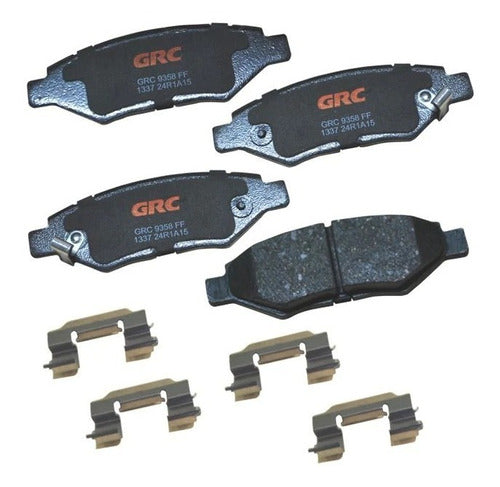 GCD1337 - BALATAS - CERAMICA GRC ULTRA TRASERA - CADILLAC CTS COUPE 10-14 - CTS LUXURY 08-11 - CTS PREMIUM 08-11 - CTS SPORT SEDAN 12-14 - SRX COSSOVER 10-11 - SRX 12-14 - GM CAMARO LT 10-14