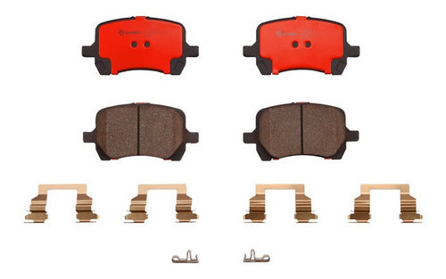 BRE-P10014N - BALATAS - CHEVROLET COBALT 2008 - HHR 2008-2006 - MALIBU 2012-2007 - PONTIAC G5 2008 - SATURN AURA 2008-2007 - BALATA DELANTERO