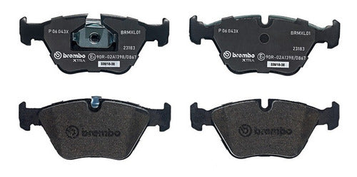 BRE-P06043X - BALATAS <BR> BMW 330CI 2006-2001 <BR> 330I 2005-2001 <BR> M3 2004-2003 <BR> X3 2010-2004 <BR> Z4 2008-2007 <BR> BALATA DELANTERO