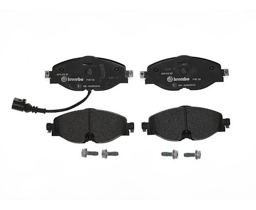 BRE-P85126 - BALATAS - AUDI A3 2019-2012 - SEAT LEON 2019-2012 - VOLKSWAGEN GOLF 2021-2015 - GTI 2013 - JETTA 2023-2019 - TAOS 2022-2021 - BALATA DELANTERO