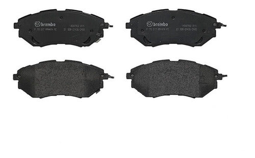 BRE-P78017 - BALATAS <BR> SUBARU B9 TRIBECA 2007-2006 <BR> FORESTER 2018-2014 <BR> LEGACY 2006 <BR> TRIBECA 2012-2008 <BR> BALATA DELANTERO