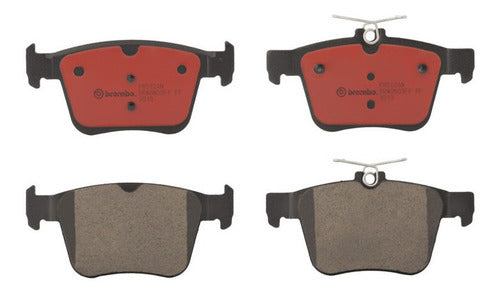 BRE-P85124N - BALATAS - AUDI A3 2019-2012 - SEAT ATECA 2020 - VOLKSWAGEN GTI 2013 - JETTA 2023-2019 - TERAMONT 2019 - TERAMONT 2022-2021 - TIGUAN 2022-2018 - BALATA TRASERO