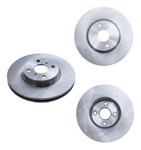 FR-27057 - DISCO Y ROTOR DE FRENOS DISCO VENTILADO DELANTERO 4 BARRENOS YARIS 12-18